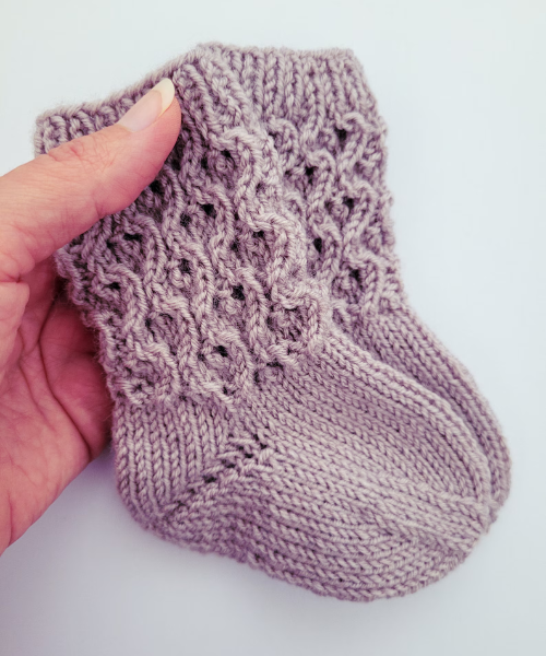 Baby Socks Knitting Pattern