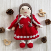 Christmas Doll Knitting Pattern