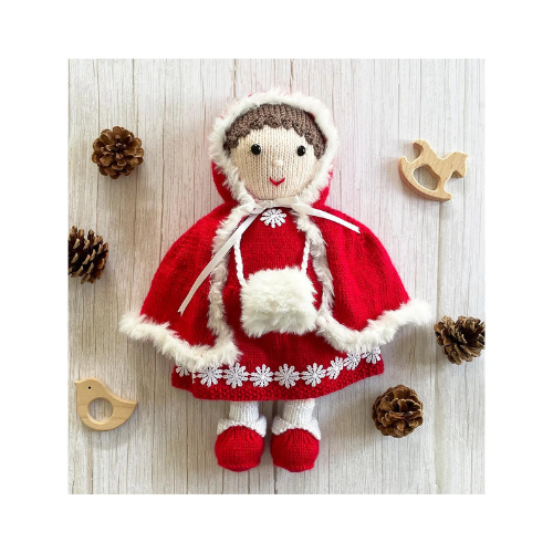 Christmas Doll Knitting Pattern