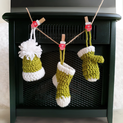 Christmas Ornaments Crochet Pattern