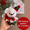 Christmas Bear Knitting Pattern