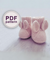 Bunny Booties Knitting Pattern