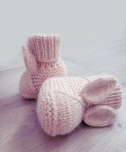 Bunny Booties Knitting Pattern