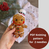 Gingerbread Man Knitting Pattern